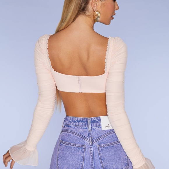 Blush crop top - Picture 2 of 5